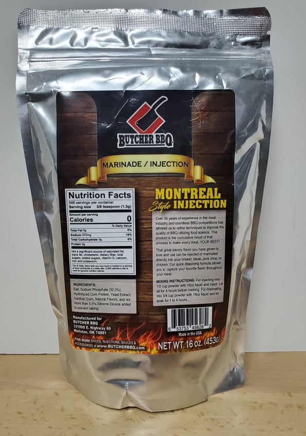 Butcher BBQ Montreal Style Injection/Marinade - Owens BBQ