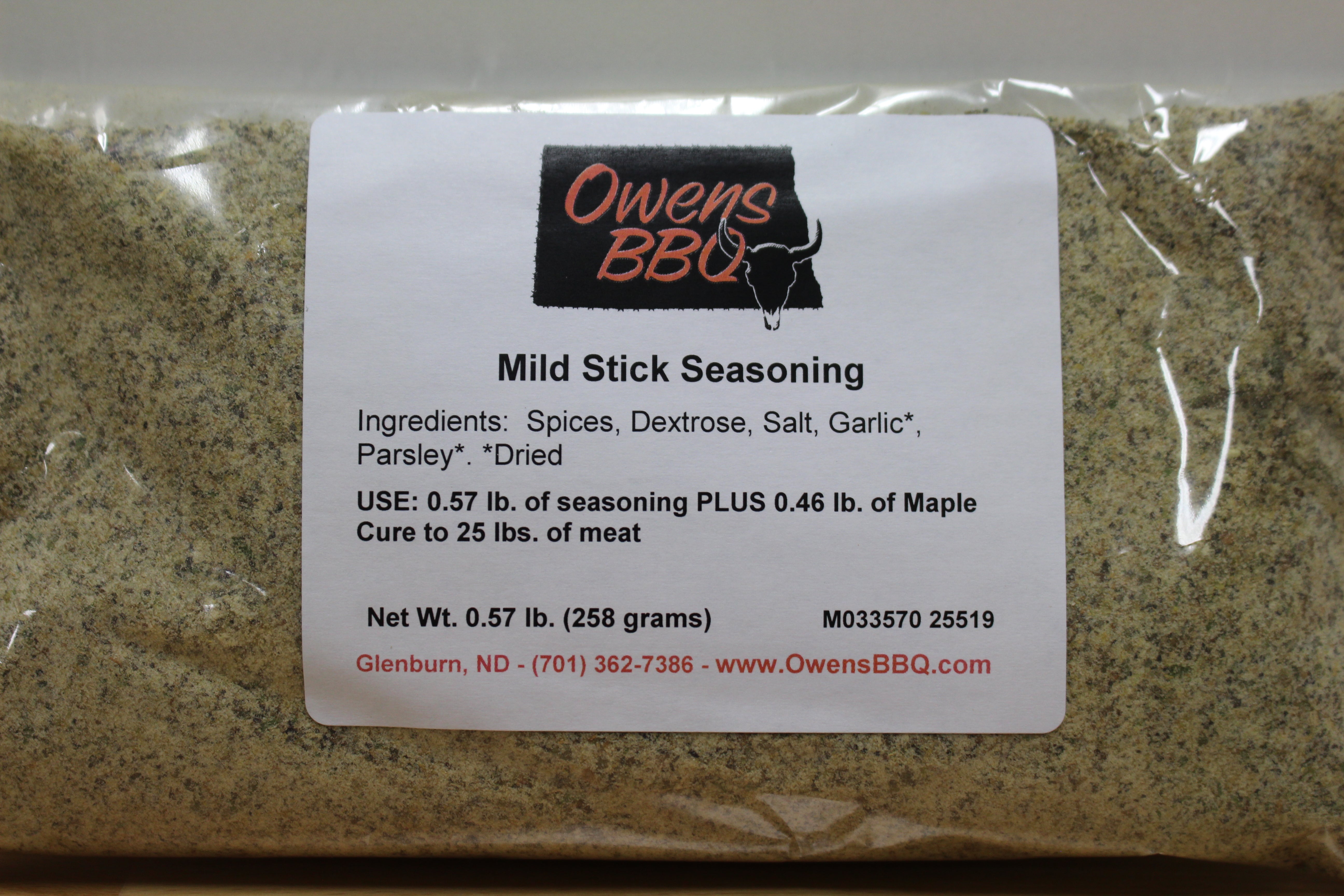 Mild Snack Stick Seasoning - Owens BBQ