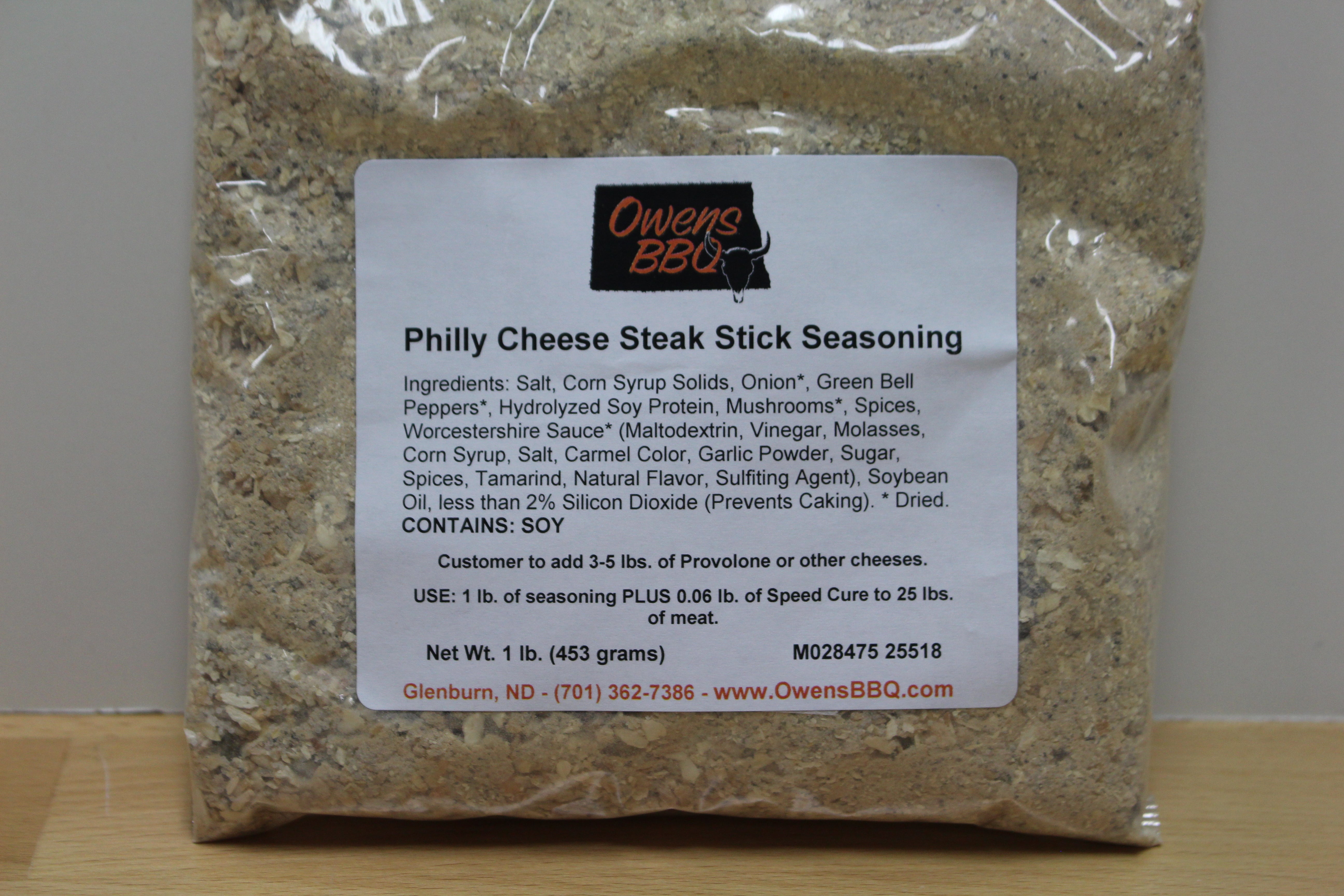 CF Sauer Foods Philly Steak Seasoning, 19.5 Ounce - 6 per case.