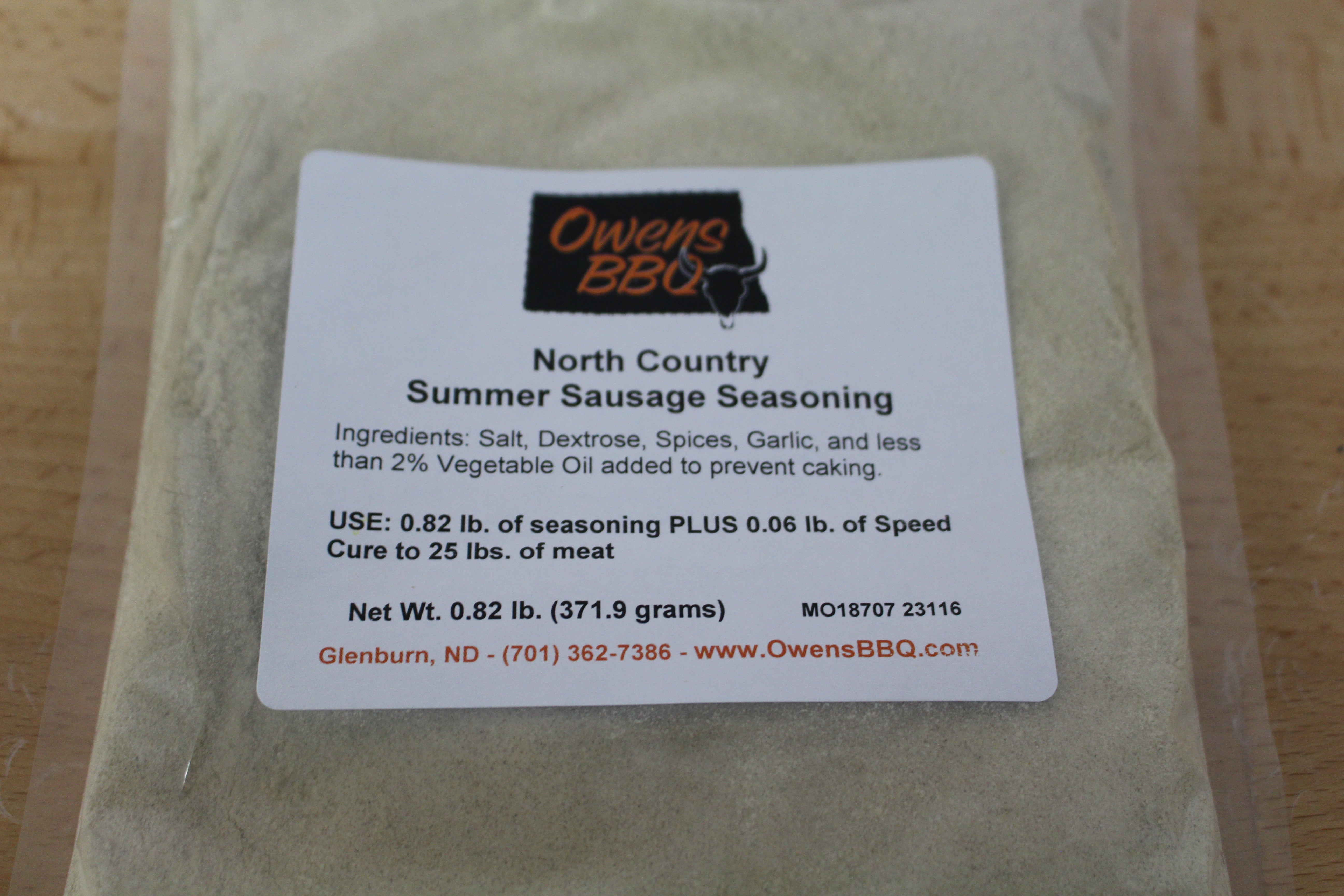 North Country Summer Sausage - Owens BBQ