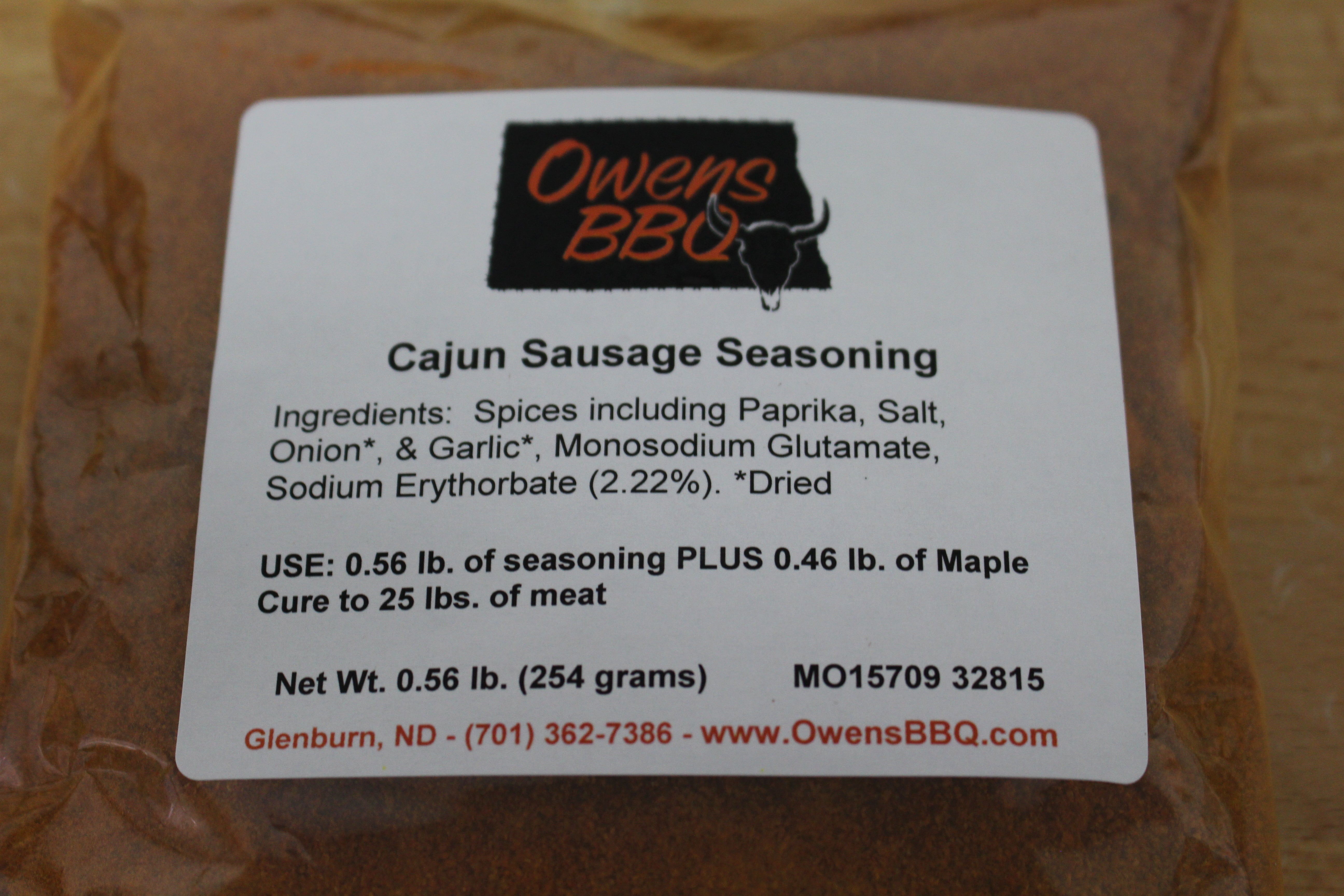 Cajun Sausage Seasoning - Owens BBQ