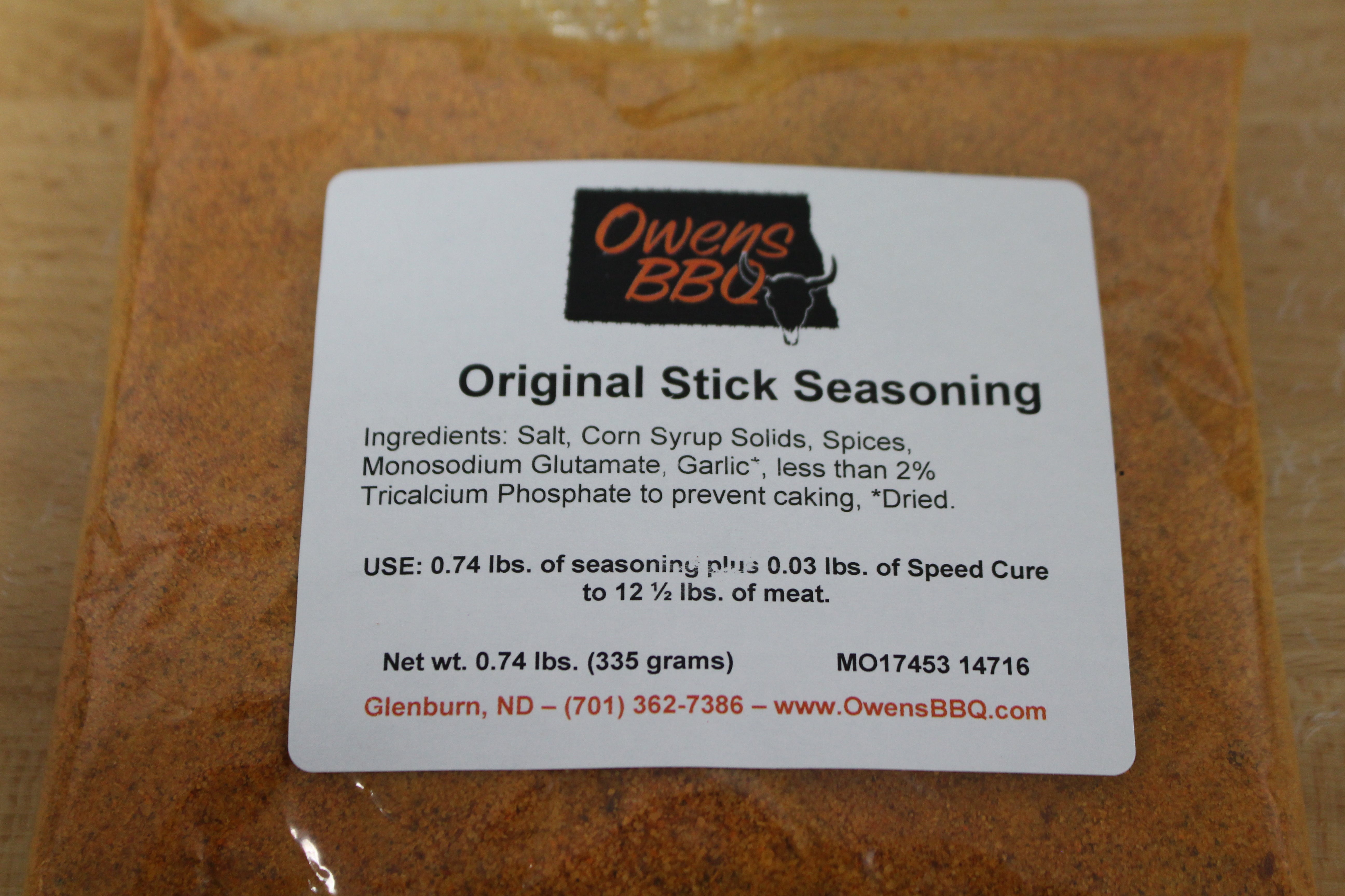 Original Snack Stick Seasoning - Owens BBQ