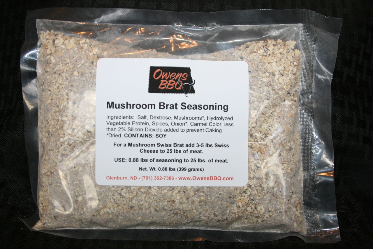 Mushroom Bratwurst Seasoning - Owens BBQ