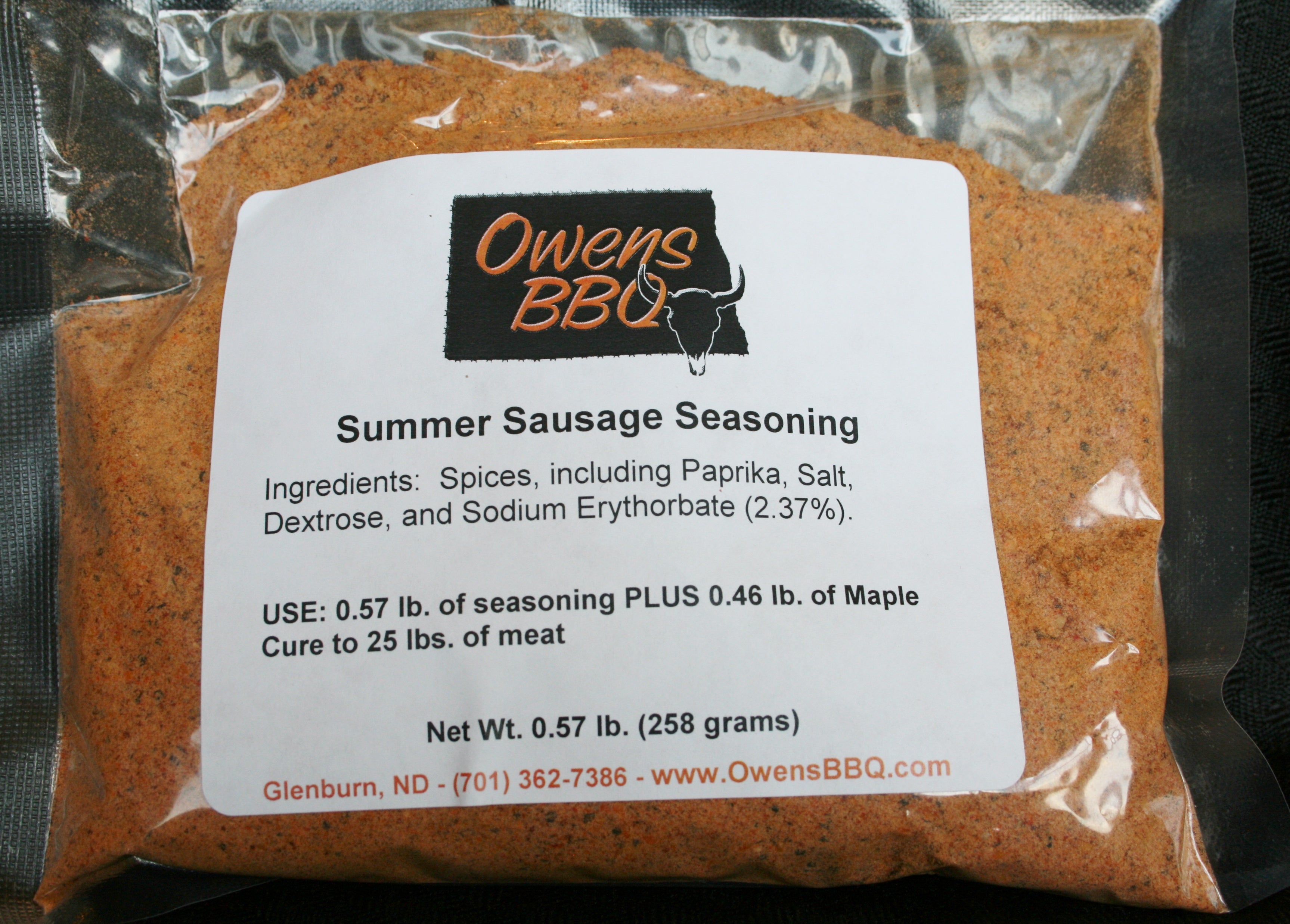 Summer Sausage Seasoning - Owens BBQ