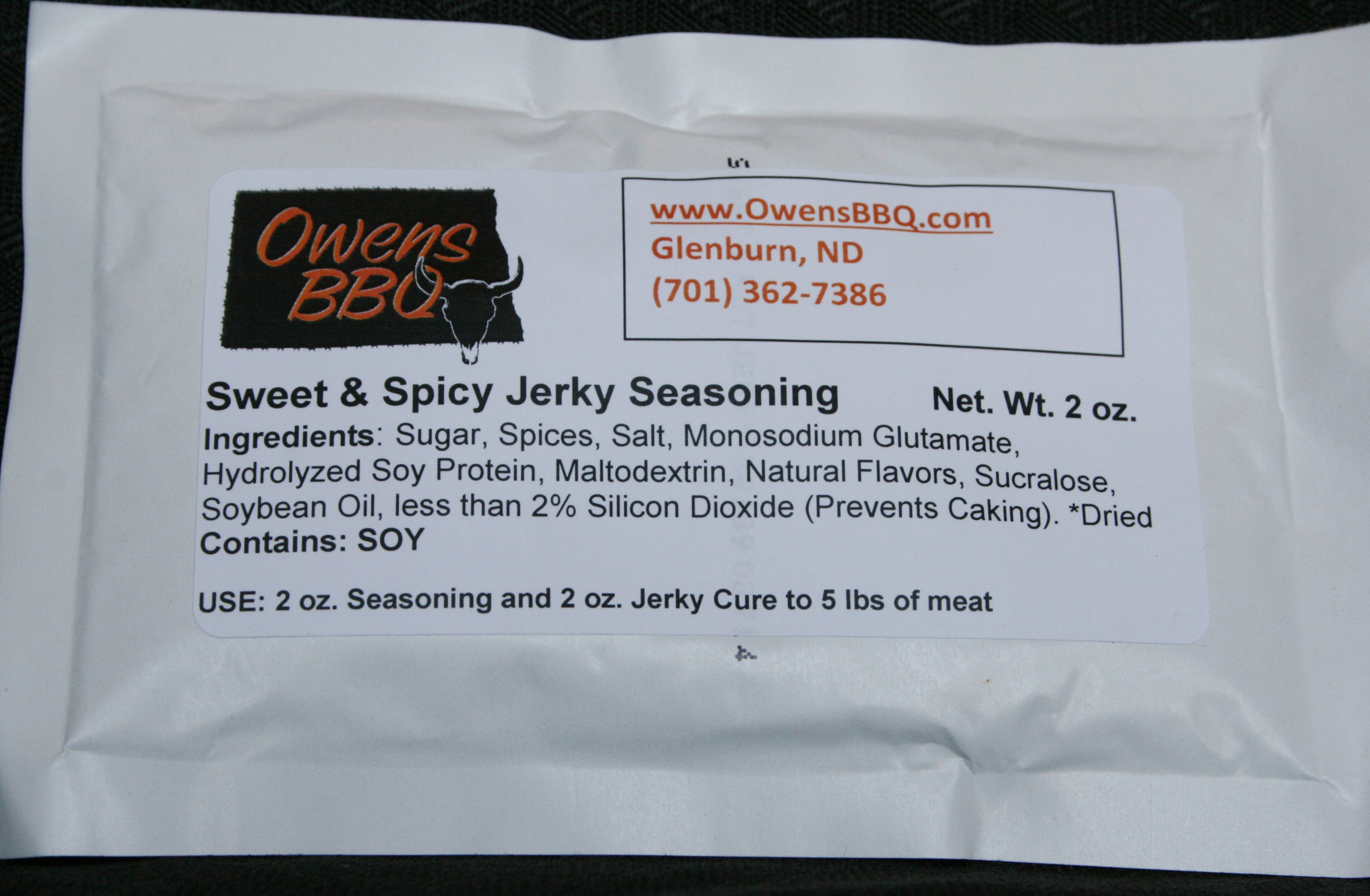 Sweet And Spicy Jerky Seasoning Owens Bbq